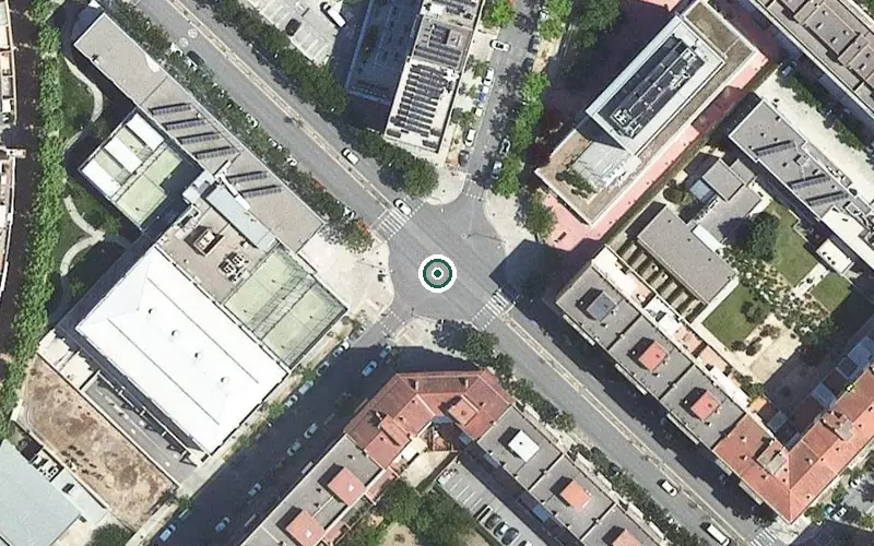 Vista aérea de la ubicación de Residència per a Gent Gran Balàfia II