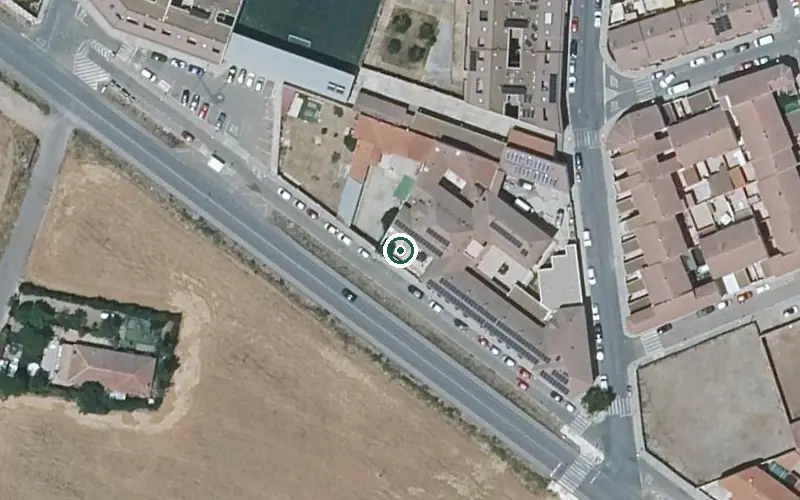 Vista aérea de la ubicación de Residencia de Mayores Nuestra Señora de la Asunción i