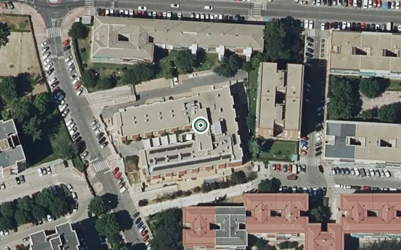 Vista aérea de la ubicación de Residencia Edalia Torrejón de Ardoz
