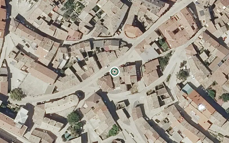 Vista aérea de la ubicación de Residencia Virgen del Carmen