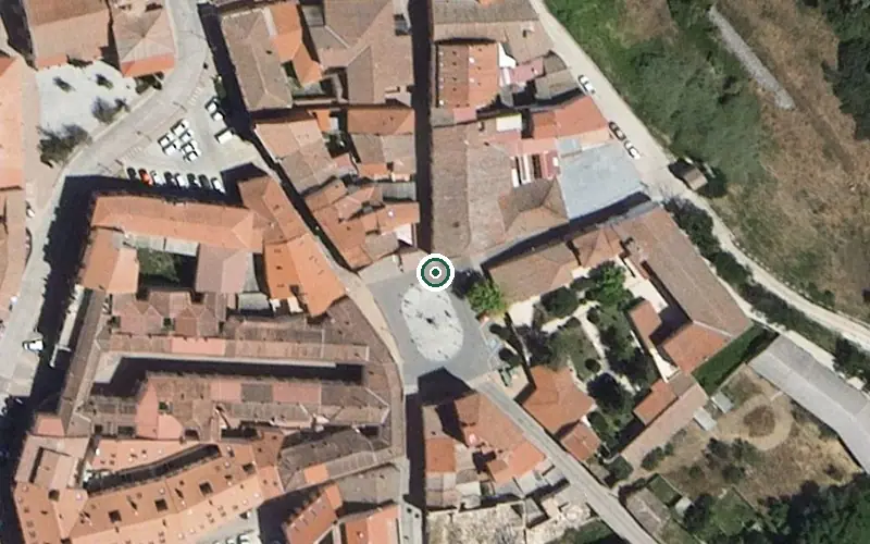 Vista aérea de la ubicación de Residencia de Personas Mayores San Miguel Arcangel