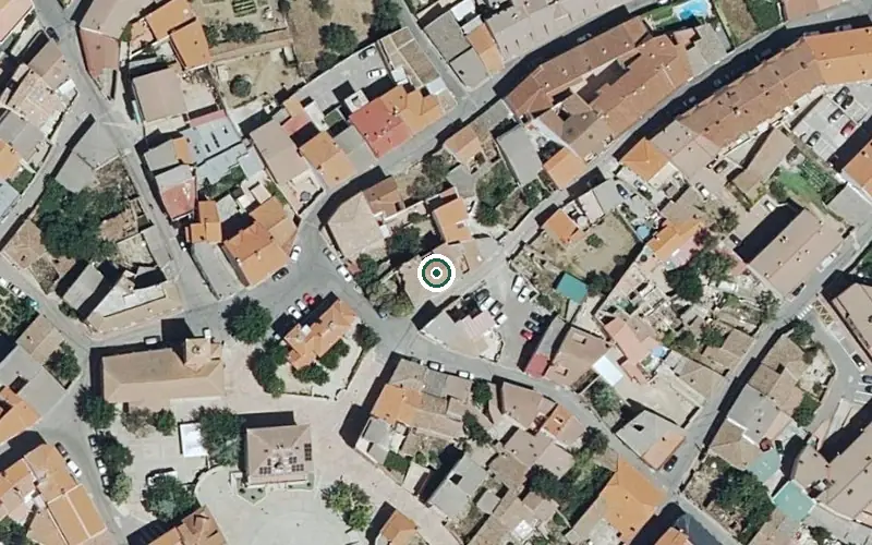 Vista aérea de la ubicación de Residencia Fuentes de Pedrezuela