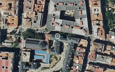Vista aérea de la ubicación de Centro de Día El Bosque