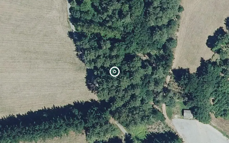 Vista aérea de la ubicación de Vivenda Comunitaria Avime Fogar