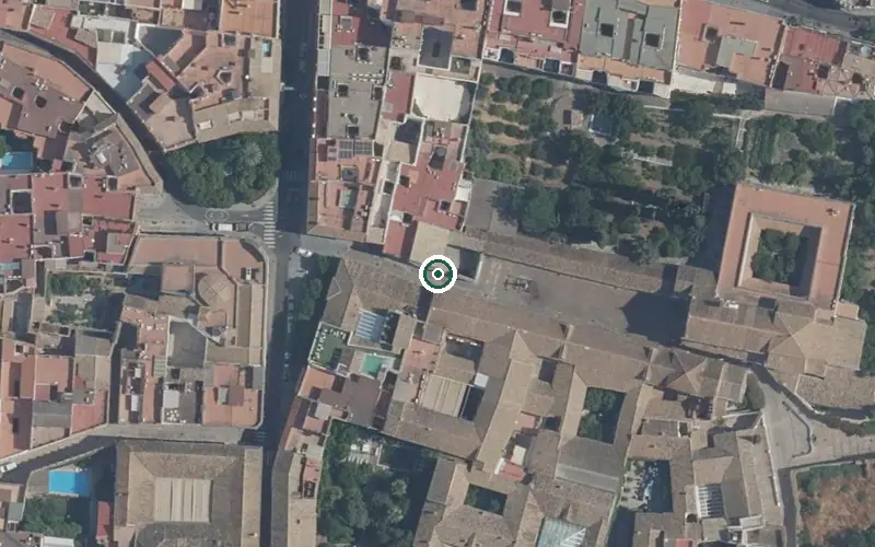 Vista aérea de la ubicación de Centro Residencial para Mayores Ntra Sra de los Dolores
