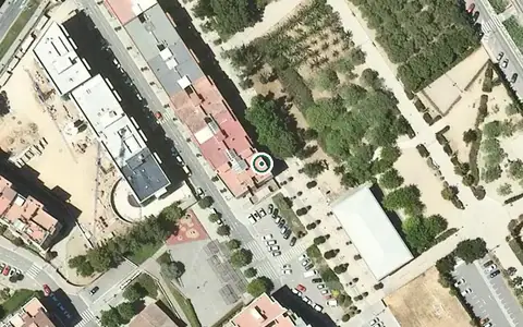 Vista aérea de la ubicación de Residencia de ancianos San Rafael