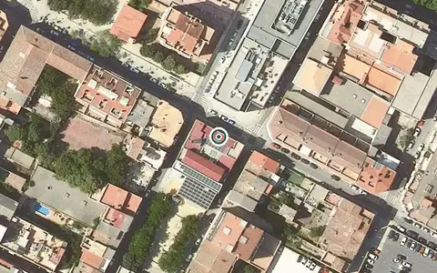 Vista aérea de la ubicación de Residència Colisée Igualada