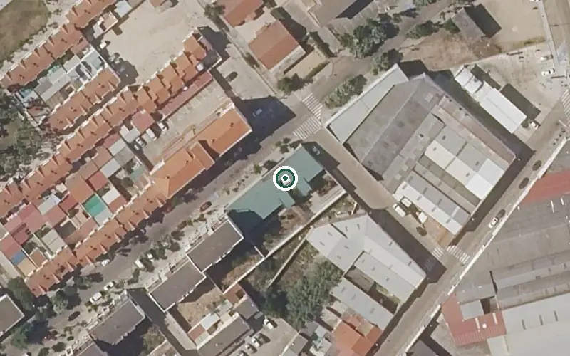 Vista aérea de la ubicación de Centro de Día Victoria Martos