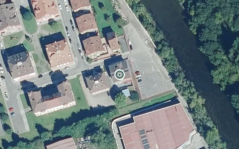 Vista aérea de la ubicación de Residencia Geriátrica Parres