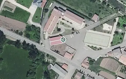 Vista aérea de la ubicación de Residencia de Mayores Rioseco