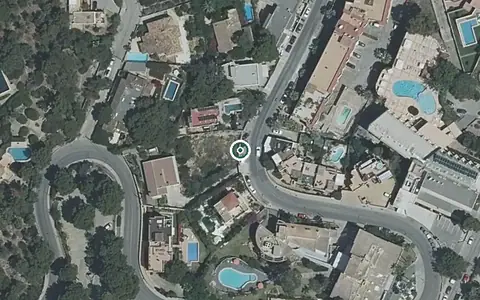Vista aérea de la ubicación de Residencia La Bonanova