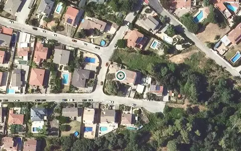 Vista aérea de la ubicación de Residència Santa Eulàlia