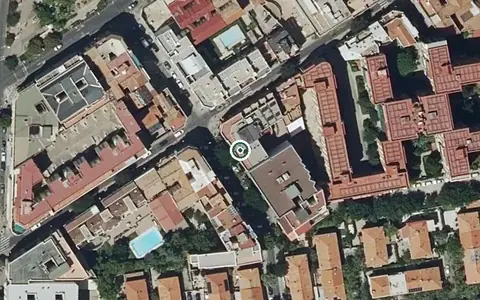 Vista aérea de la ubicación de Centro de Día Municipal La Guindalera