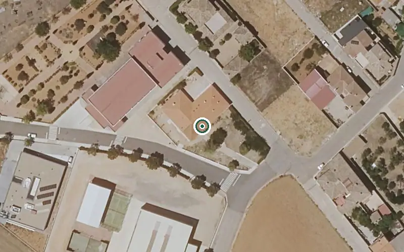 Vista aérea de la ubicación de Vm de Campillo de Altobuey