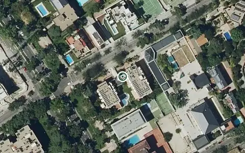 Vista aérea de la ubicación de Residencia Sanitas Arturo Soria