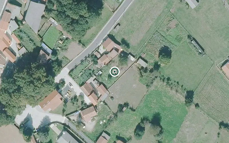Vista aérea de la ubicación de Residencia Nuestra Señora de la Magdalena