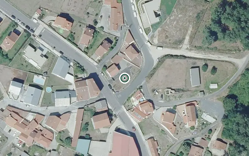 Vista aérea de la ubicación de Centro de Día O Castro