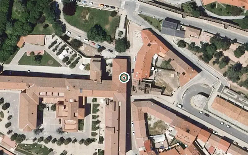 Vista aérea de la ubicación de Residencia de Personas Mayores Santa Teresa Jornet