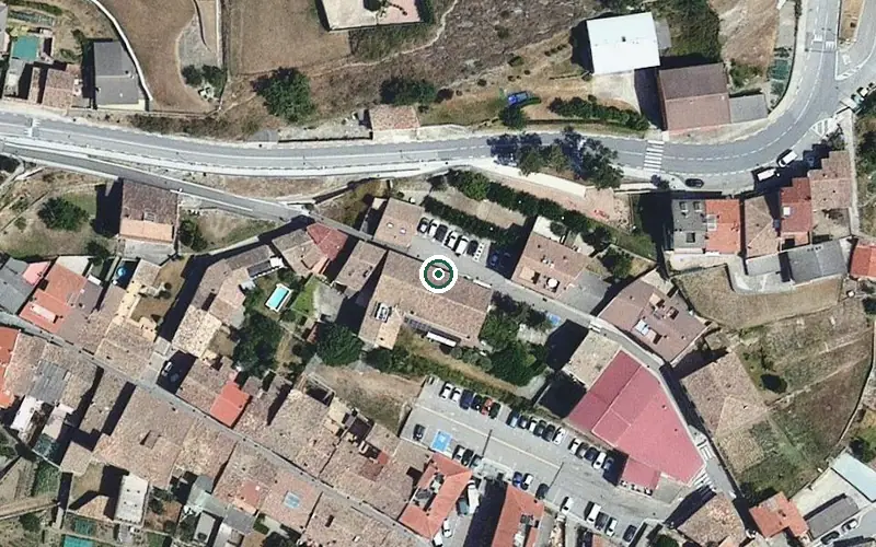 Vista aérea de la ubicación de Residència assistida municipal de Sant Quirze de Besora