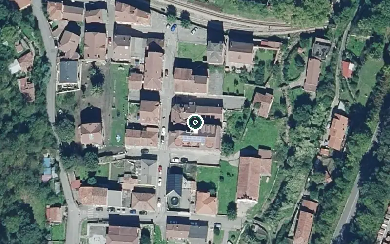 Vista aérea de la ubicación de Residencia Imperial