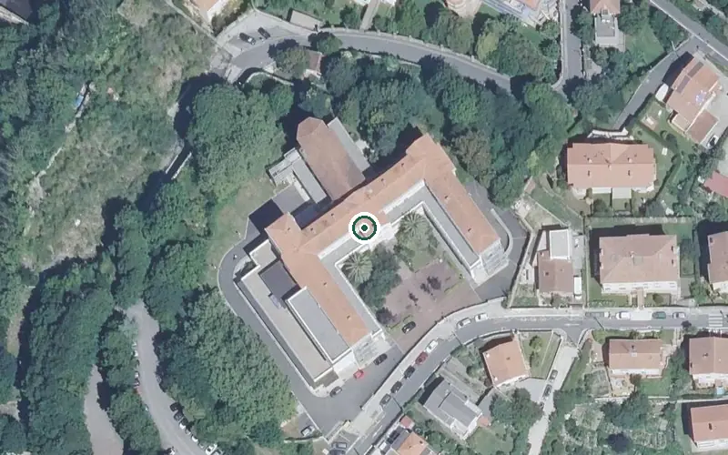 Vista aérea de la ubicación de Centro Residencial Aldakonea Egoitza