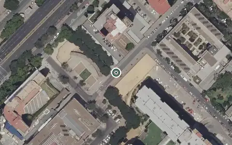 Vista aérea de la ubicación de Centro de Día para Mayores Domusvi Santa Justa