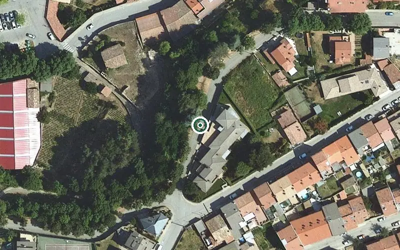 Vista aérea de la ubicación de Residència de gent gran Sant Hilari