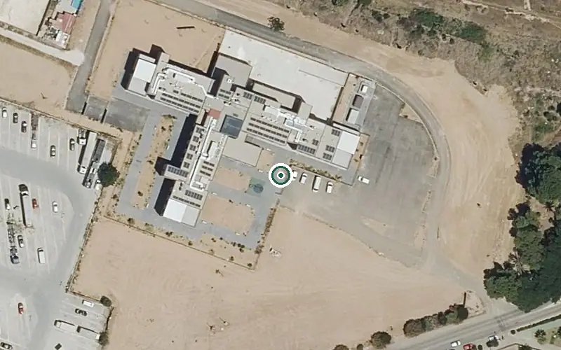Vista aérea de la ubicación de Residencial Tercera Edad Picanya