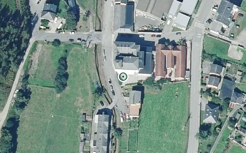 Vista aérea de la ubicación de Residencia Geriátrica La Milagrosa