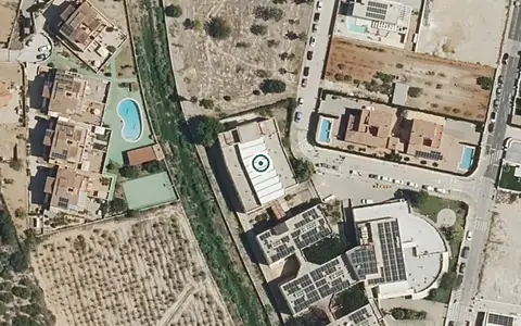 Vista aérea de la ubicación de Centro de Día para Personas Mayores Dependientes la Saleta Calp