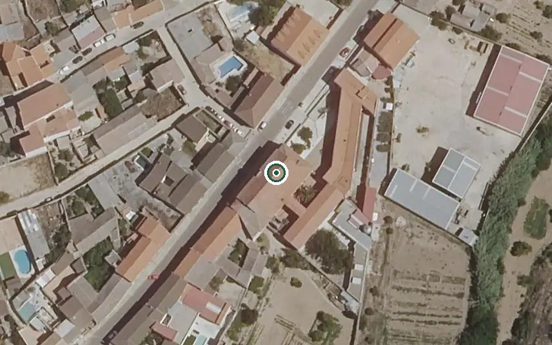 Vista aérea de la ubicación de Residencia de Mayores Tomás Costa