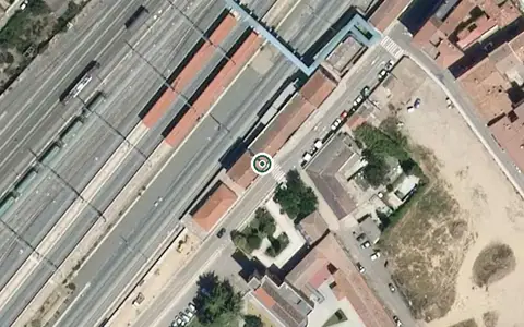 Vista aérea de la ubicación de Residencia Bañosalud
