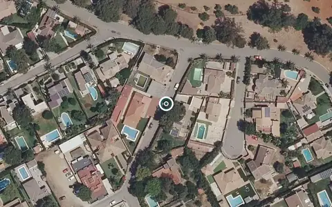 Vista aérea de la ubicación de Centro de Día para Mayores Pino Grande