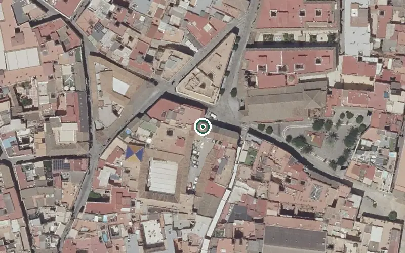 Vista aérea de la ubicación de Residencia de Mayores San Juan de la Palma