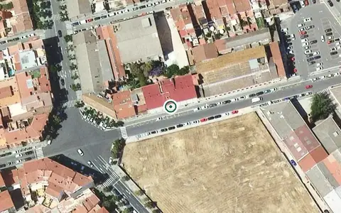 Vista aérea de la ubicación de Centre de dia de la Residència Laia