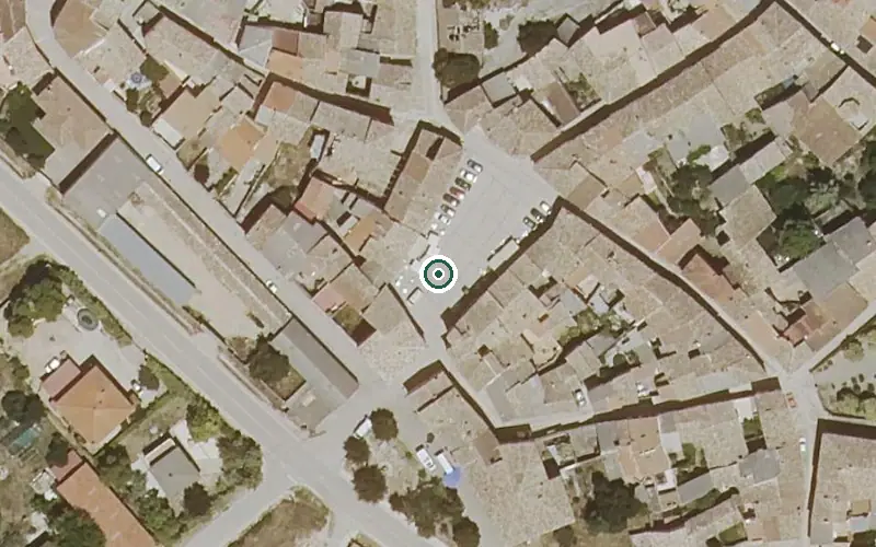 Vista aérea de la ubicación de Vivienda de Mayores de Valdeolivas