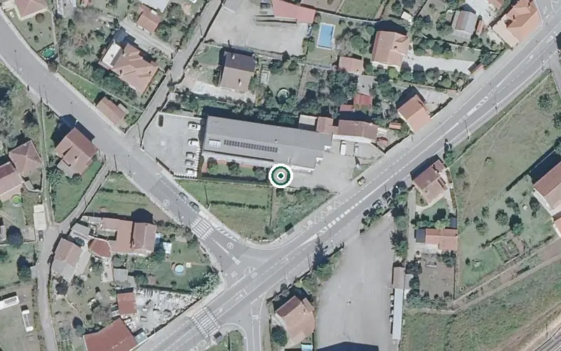 Vista aérea de la ubicación de Centro de Día para Persoas Maiores Amoralia