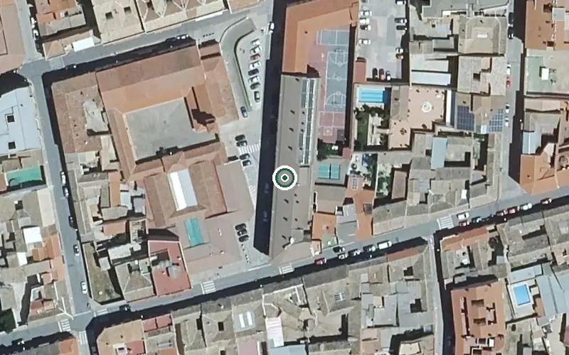 Vista aérea de la ubicación de Residencia de Mayores la Milagrosa