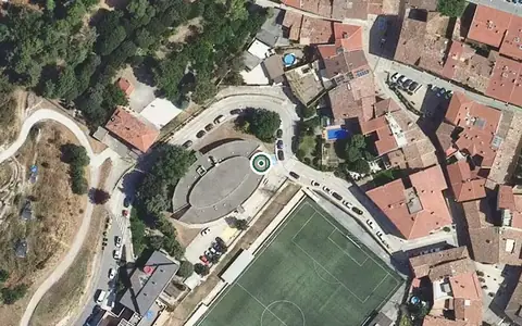 Vista aérea de la ubicación de Residència d'avis Fundació Gallifa