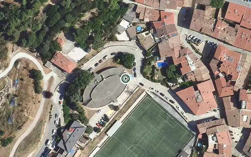 Vista aérea de la ubicación de Residència d'avis Fundació Gallifa