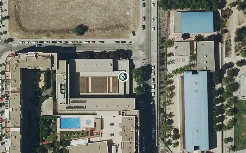 Vista aérea de la ubicación de Residencia Ntra. Sra. del Rosario Valdemoro (Municipal)