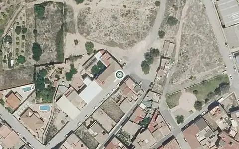 Vista aérea de la ubicación de Centro de Día Anexo a Residencia P.m.d. Santos Reyes de Benisano