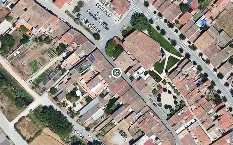Vista aérea de la ubicación de Residència Can Caló