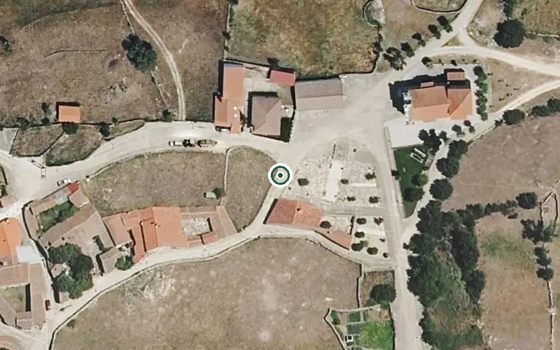 Vista aérea de la ubicación de Centro Residencial la Natividad
