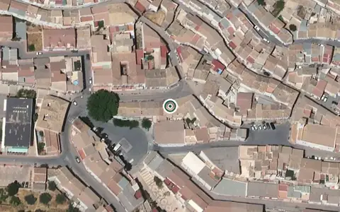 Vista aérea de la ubicación de Centro de Día para Mayores Bélmez de la Moraleda