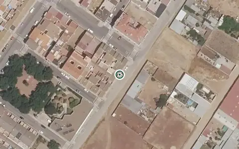Vista aérea de la ubicación de Centro de Día de Alzheimer Tierra de Barros