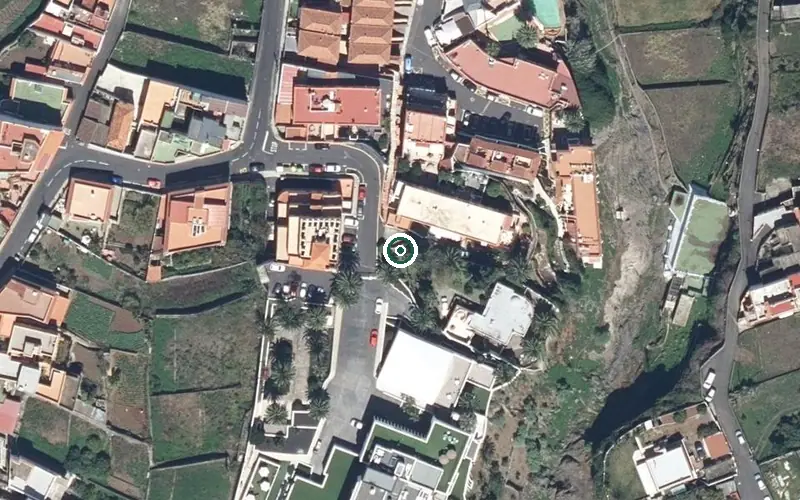 Vista aérea de la ubicación de Residencia Tierra de Oro