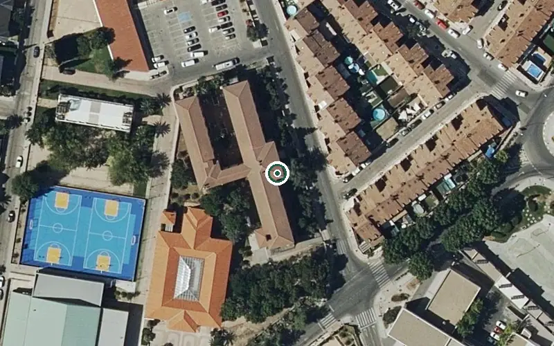 Vista aérea de la ubicación de Residencia Griñón (Municipal)