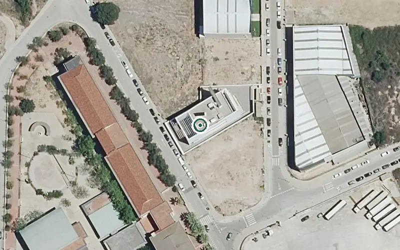 Vista aérea de la ubicación de Centre de dia D'alberic