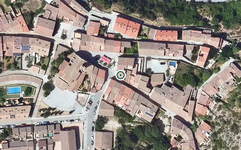 Vista aérea de la ubicación de Residencia Geriátrica Santa Rita